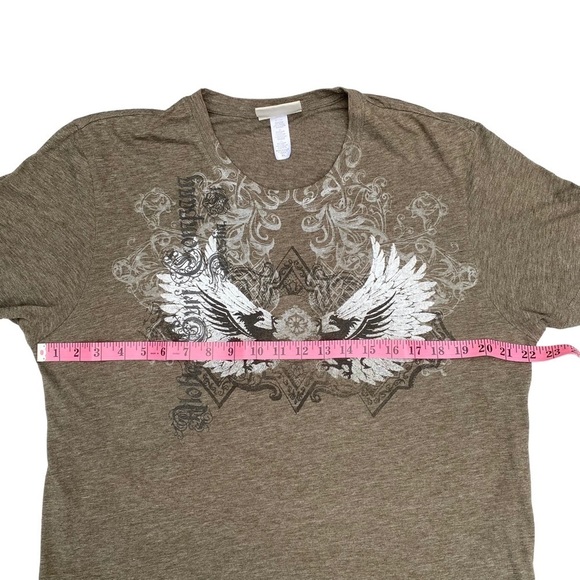 Vintage Coastal Classics Graphic Dragons T-Shirt Mens XL Dark Khaki - Picture 5 of 6